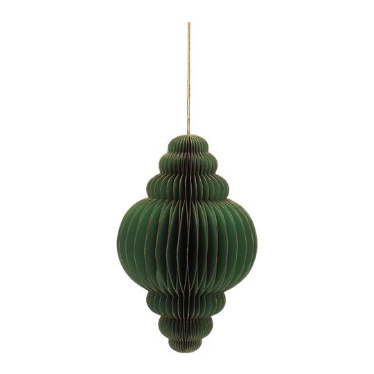 Melrose 6.25" Paper Teardrop Ornaments, 6ct.